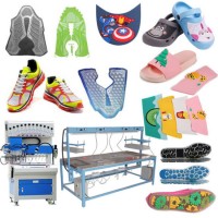 PVC Rubber Sandal Slippers Strap Cover Making Automatic PU Sport Running Shoe Vamp Molding Machine f