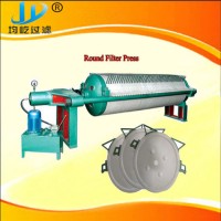 High Pressure Round Plate Ceramic Clay Slurry Dewatering Filter Press