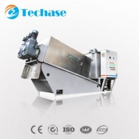 Chemical Sludge Volute Dewatering Multi Plate Screw Press Separator