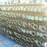 Industrial Dust Collector Fittings Galvanized Steel Filter Bag Cage