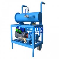 Small Portable Lube Oil Purifier for Oil Filtration and Oil Pumping Outdoor Use