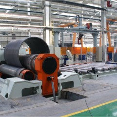 Wb12K-120x4000 Hydraulic 4 Roller Steel Plate Bending and Rolling Machine图1