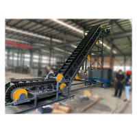 Lime Stone Skirt Rubber Belt Conveyor