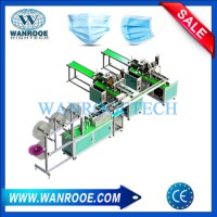 Fully Automatic Disposable Earloop 3 Ply Non Woven Fabric Face Mask Making Machine