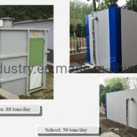 Buried/Ground Biological Treatment Intergrated Sewage Treatment Equipment Container for Hospital/Hot