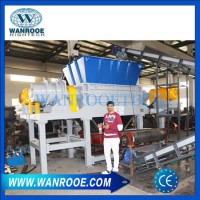 Two Shaft Waste Rubber Tyre Shredder Recycling Waste Tire Cutting Machine