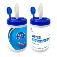 Sterile Ethyl Alcohol Wipe 75% Alcohol Disinfectant Cleaning Wipes in Stock