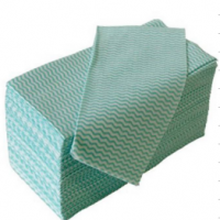 Jw50 Viscose and Polyester Wave Pattern Household Cleaning Wipes