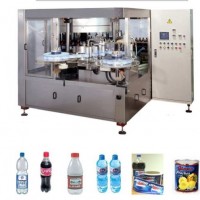 High Speed Rotational Hot Melt Adhesive Round Bottle Labeling Machine