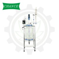 100L Decarboxylation Glass Reactor with PTFE Stirring