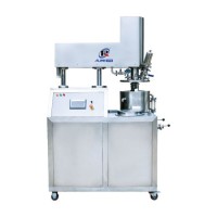 Laboratory Homogeneous Emulsifier Small Lab-Use Vacuum Emulsifying Mixer PLC