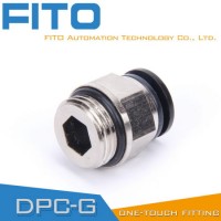 PC Pneumatic G-Thread Fittings with Nickel Plated and O-Ring PC8-02