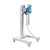 High Shear Dispersing Emulsifier Mobile Stand with Homogenizer for Creams