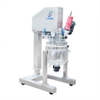 Simple Paste & Honey Mixing Machines Small Lab-Use Vacuum Emulsifying Mixer