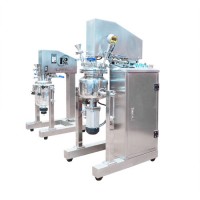 Small Lab Emulsifier Mixer Machine Lab Homogenizer Vacuum Emulsifying Mixer