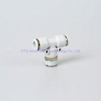 Pb Tee Type Air Connector  Plastic Pneumatic Fittings