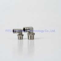 Pl Male Straight Nickel Plated Pneumatic Metal Fitting