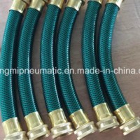 5/8''x25FT Heavy-Duty PVC Garden Hose with Brass Fitting