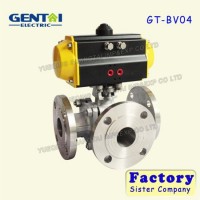 Good Quanlity 3way High Pressure Union Pneumatically Actuated Ball Valve