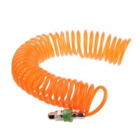 1/4" 9m/12m 8mm X 5mm Retractable PU Recoil Air Hose Spring Tube Compressor Air Tool - 9m