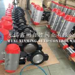 High Performance Wafer Butterfly Valve with Pneumatic Actuator图1