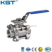 Stainless Steel 3PC Flanged  Welded  Clamp  Threaded Ball Valve