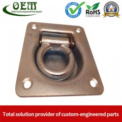 Zinc Plated Deep Drawn Stamping Parts-Door Stop Cover图1