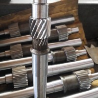 Customized Transmission Parts of Pinion Helical Gear Shaft