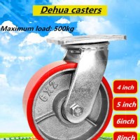 Medium and Heavy 4'' American Iron Core Polyurethane Caster