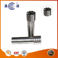 10 Flutes Spiral Tooth Solid Carbide Profile Milling Cutter