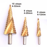 Best Titanium HSS Step Drill Bit for Stainless Steel  Thick Metal  Wood