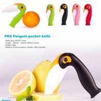 Amazon Hot Sale Ceramic Knife Pocket Knife Penguin Folding Knife 3.5inch Fruit Knife