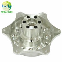 Drilling and Cutting CNC Milled and Turned Aluminum Parts Center Service