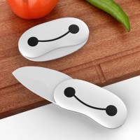 Amazon Hot Sale Ceramic Knife Pocket Knife Baymax Shape Folding Knife 2inch Fruit Knife