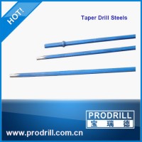 Chisel Cross Button Bit Tapered Steel Drill Rod for Quarry