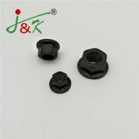 Flanged Nut  Black Oxide Finished Flange Nut