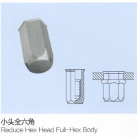 Reduced Hex Head Full-Hex Body Rivet Nuts