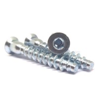 Cheaper Price Steel Zinc Plated Wooden Euro Confirmat Furniture Screw with Different Size