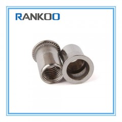 ANSI/ASME Stainless Steel Countersunk Head Knurled Rivet Nuts图1