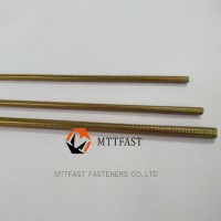 DIN975 Thread Rod Carbon Steel Yellow Zinc Plated Threaded Rod