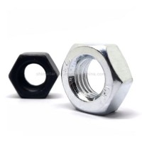 DIN934 Hexagon Bolt Carbon Steel Stainless Steel SS304 316 Hex Nuts