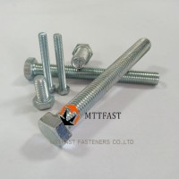 Carbon Steel Galvanized DIN933 DIN931 ASTM A325 A490 Hex Head Bolt