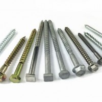 Galvanized  HDG Hex Lag Screw / Hex Head Wood Screw