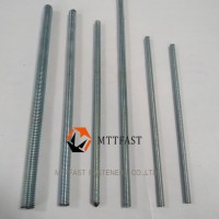 DIN975 DIN976 Threaded Bar White Zinc Plated Class4.8  6.8  8.8 1mtr  2mtr  3mtr