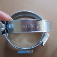 W1 Zinc Plated Non-Perforated German Type Hose Clamp