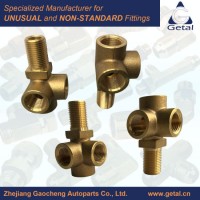 Customerized Brass Three Way Tee Fittings