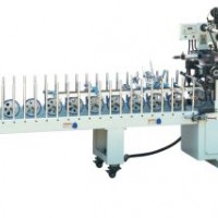 Profiles Wrapping Machine for Woodworking Architraves Frame Casings and Vinyl Profiles Lines by PUR