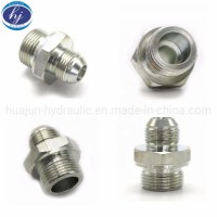 Carbon Steel Hydraulic Adapter and Hydraulic Fitting Metric Male 60 Cone/BSPT Male 1kt-Sp