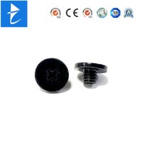 Custom Nonstandard Carbon Steel Black Zinc Plated Round Flat Countersunk Head Self-Tapping Screw