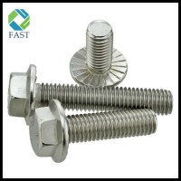 Stainless Steel Serrated Hex Flange Bolt DIN6921